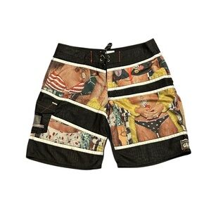 Globe Multicolor Graphic Board Shorts